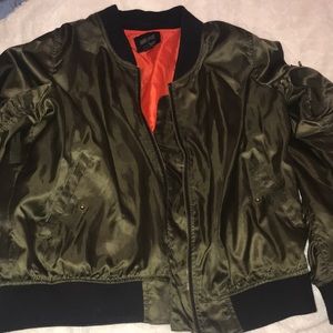 oversized bomber jacket